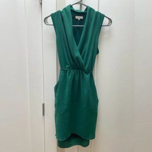 Aritzia Sabine Dress Green XXS